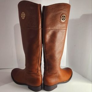 Tory Burch Brown Combat & Moto Boots
